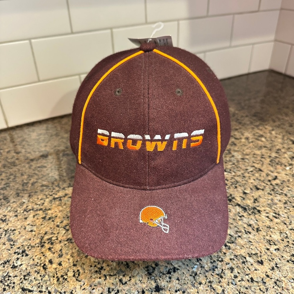 Vtg Cleveland Browns Hat Game Day NFL Adjustable Dead Stock New